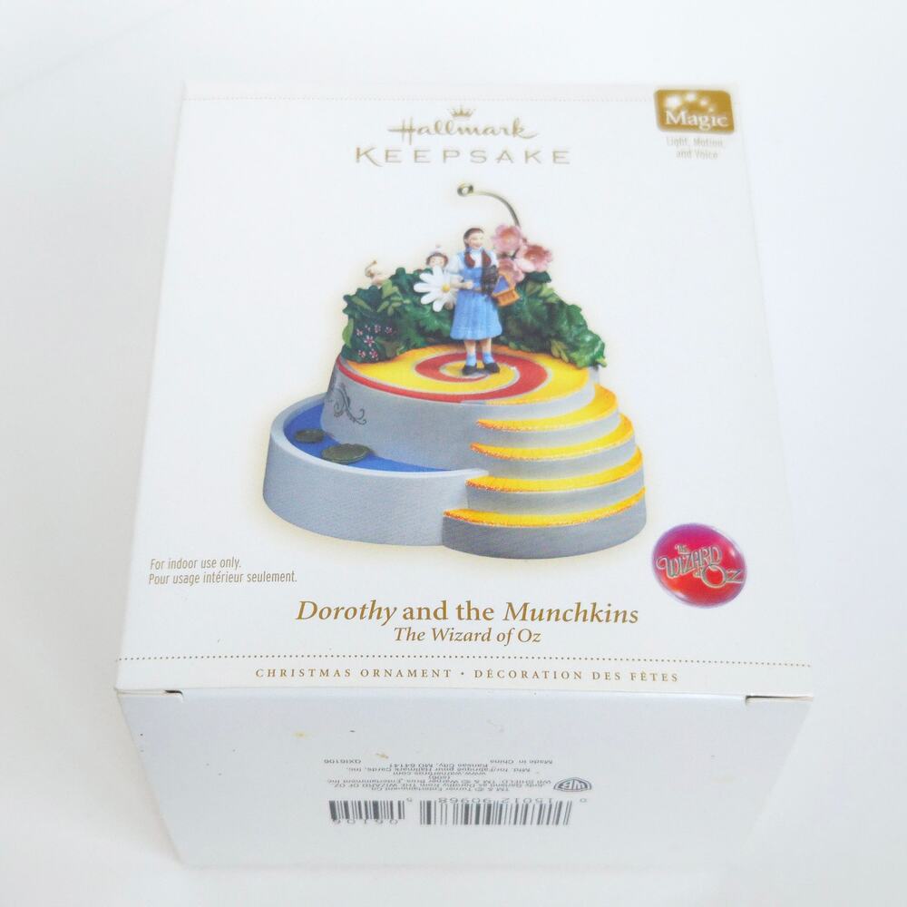 Hallmark Keepsake Dorothy and the Munchkins Wizard of Oz Christmas Ornament 2006